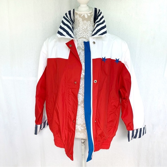 London Fog // Vintage Americana Zip up jacket Sz small my1 - Picture 1 of 12